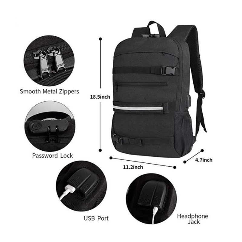 Anti-Theft Lock, Water Resistant Laptop Ball Sports Backpack – Bag and Ball Bag price