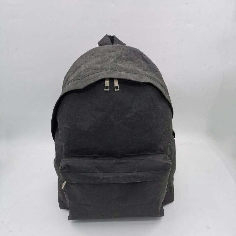 Biodegradable Vegan Fashion Washable Kraft Paper Casual Sports Backpack Rucksack – Vegan Bag and Vegan Backpack price