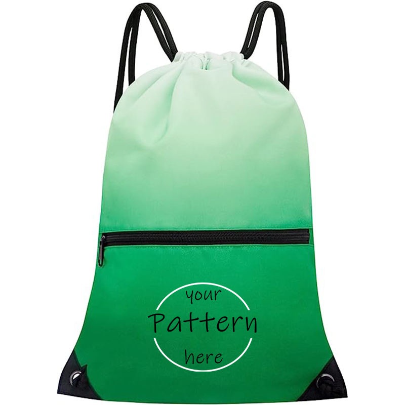 Durable Factory Price Custom Promotional Large Capacity Drawstring Polyester Sports Backpack Bag for Exercise Clothes Shoes – Drawstring Bag and Sports Bag price