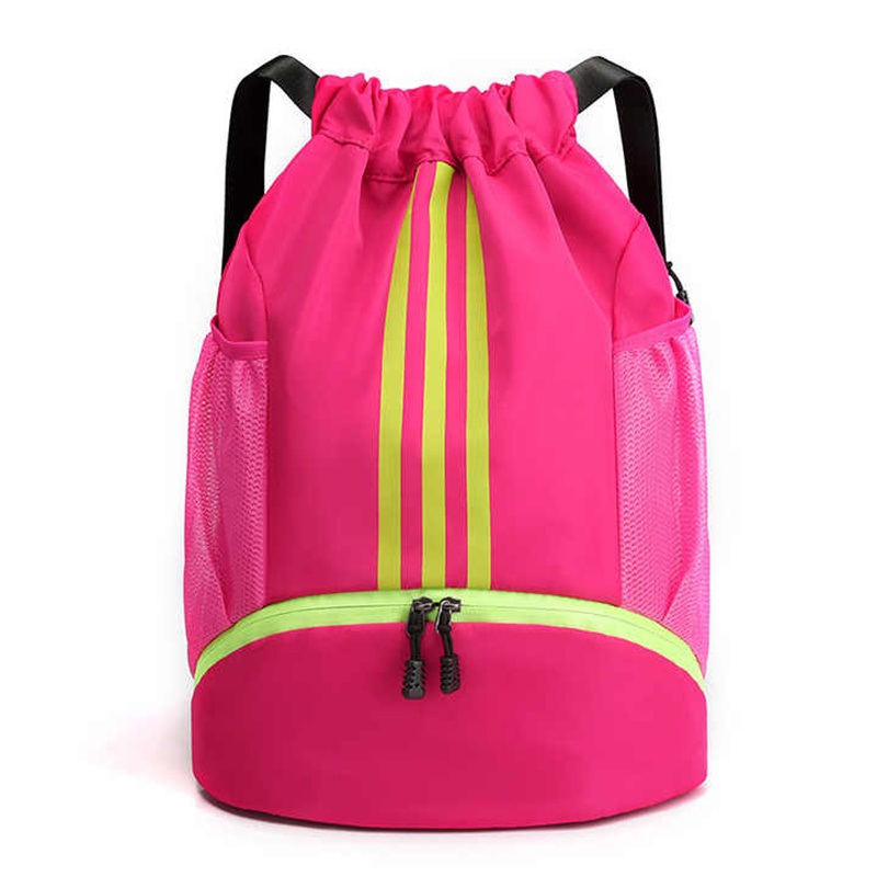 Durable Waterproof Shoulder Bag Travel Gym Drawstring Backpack with Compartments – Sports Bag and Drawstring Bag price