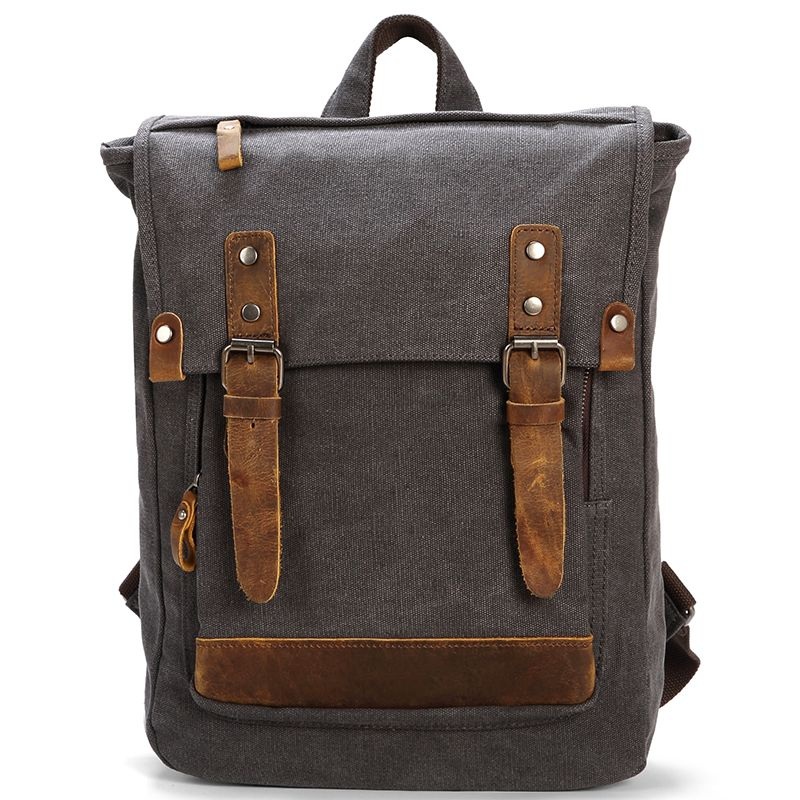New Design Fashion Custom Leather Canvas Outdoor Travel Backpack RSS-1027 – Backpack and Outdoor Backpack price