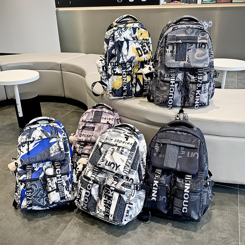 Promotional Gift Good Quality Waterproof Nylon Girls Boys Bag Student Backpack – Laptop Backpack and Travel Backpack price