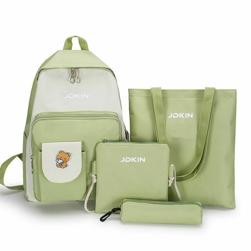 School Backpacks 4 Piece Set Teenage Travel Student Schoolbags Bag – School Backpacks and Student Schoolbags price