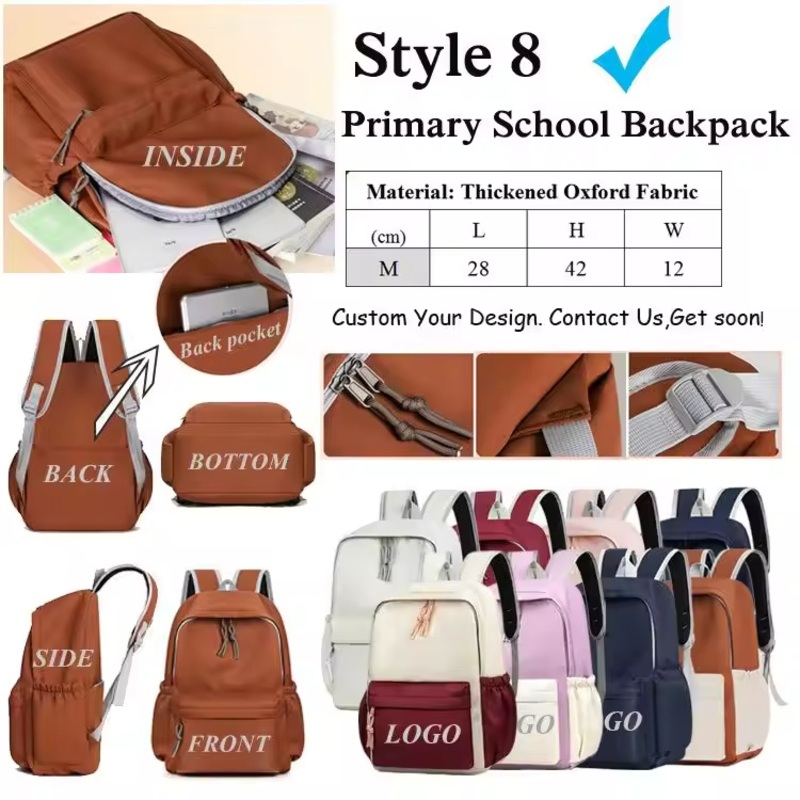 Custom Logo Fashion Travel Student Schoolbag Backpack School Bag for Kids – School Bag and Wholesale School Bag price