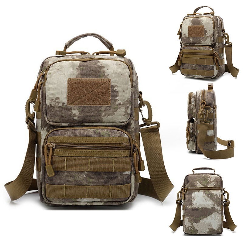 Mens Shoulder Bag Waterproof and Wear-Resistant Outdoor Sports Cross Bag Molle Tactical Camouflage Shoulder Bag – Tactical Backpack and Waterproof Bag price