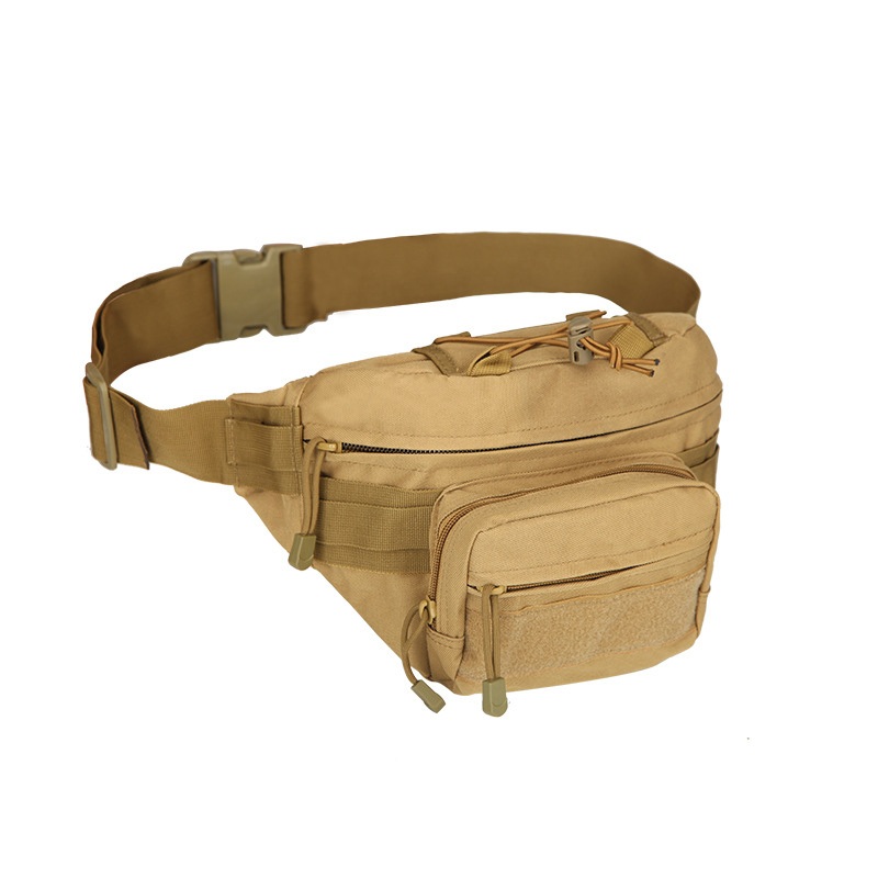 Wholesale Customized Tactical Fanny Pack Nylon Rubber Patch Waist Bag Leather Pouch Logo Pattern for Mens Sport Travel – Waist Bag and Mans Waist Bag price
