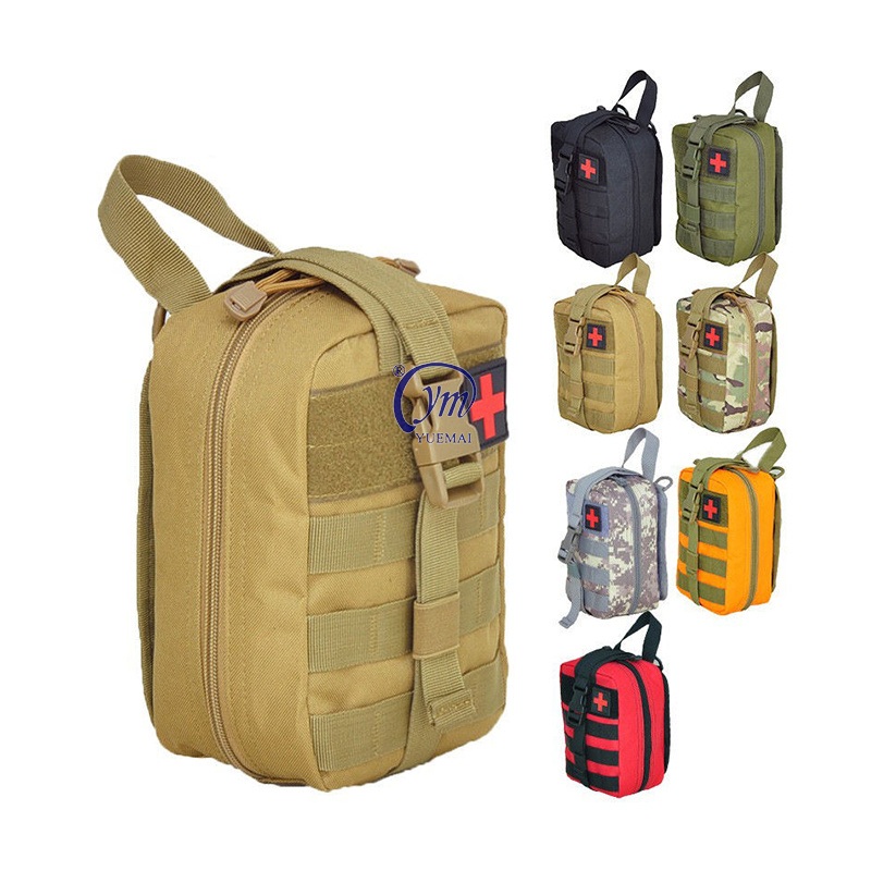 Yuemai Custom Colors Medicine Multi-Function Bag Tactical First Aid Kit – Tactical Molle Medical Pouch and Tactical First Aid Kit Bag price