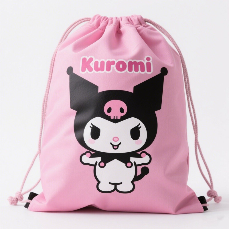 Cartoon Printed Drawstring Pouches Bulk Custom Service – Cartoon Drawstring Bag and Customizable Backpack price
