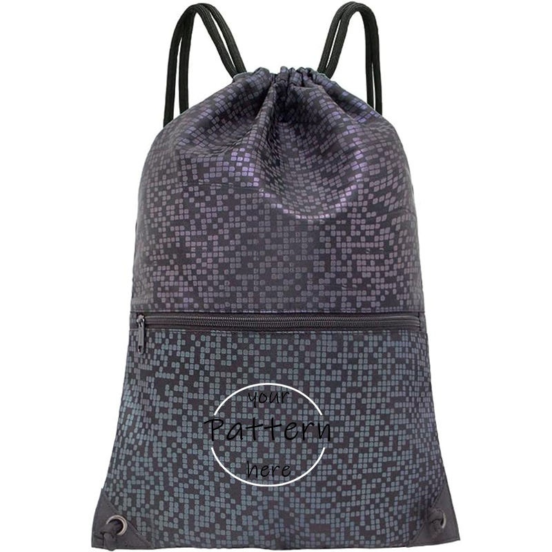 Custom Logo Style Original Factory Cheap Polyester Shopping Bag Draw String Custom Promotional Drawstring Bag with Beach – Drawstring Bag and Sports Bag price