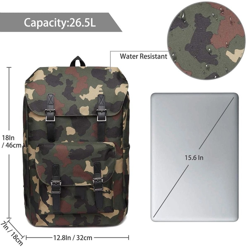 Fashion Water Resistant Rucksack Travel Bag College School Backpack – Bag and Rucksack price