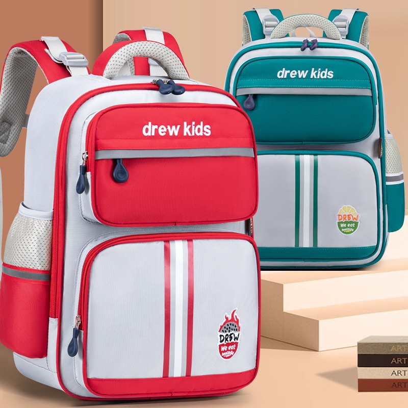 New Boys and Girls Primary School Student Backpack Embroidered to Reduce Burden and Protect Spine Backpack – School Backpack and Lightweight Backpack price