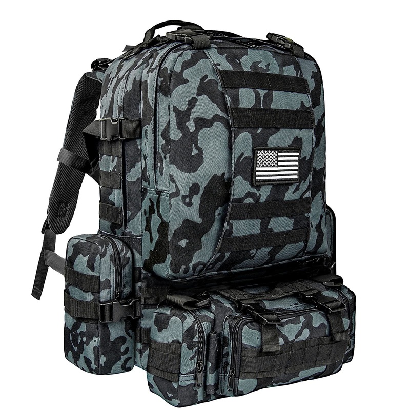 Wholesale 45L Molle Tactical Backpack Custom Gym Hiking Rucksack for Men for Outdoor Activities Like Hunting and Camping – Molle Tactical Backpack and Tactical Backpack for Men price