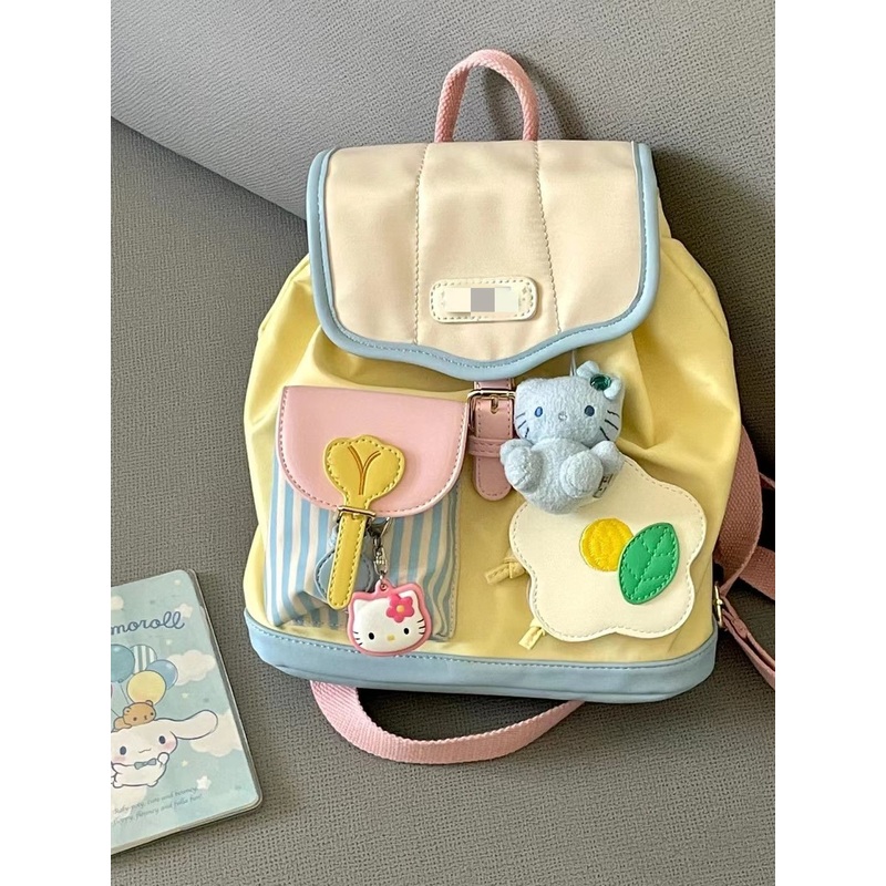 Cross-Border Wholesale Mini Backpack 2023 New Korean Version Color Matching Male and Female Student School Bag Fashion Casual Backpack Trend – Shoulder Bag and Leather Backpack price