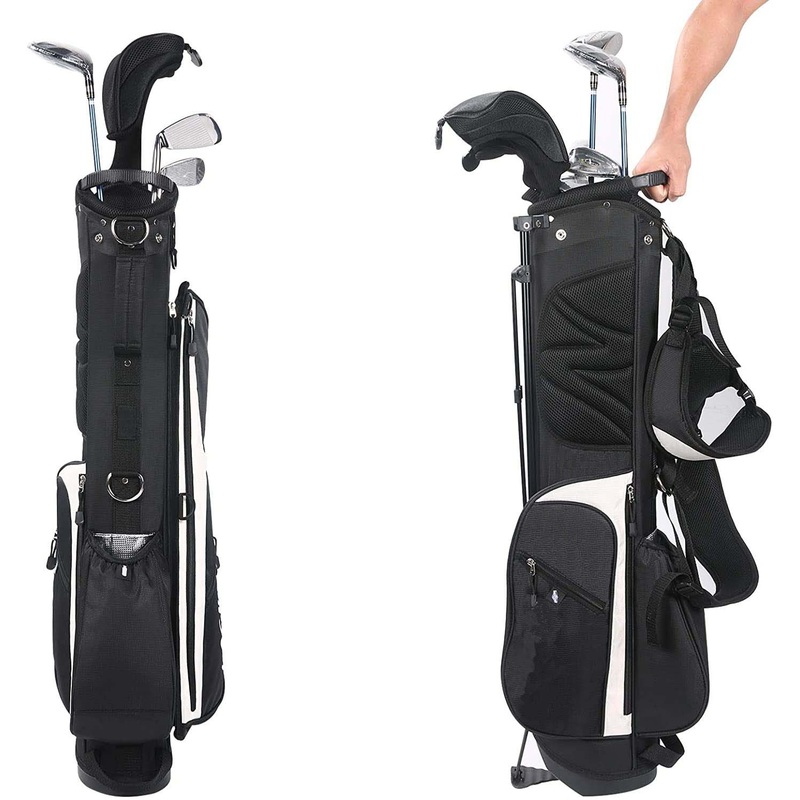Golf Bag for Men- Black White Golf Stand Bag – Golf Bag and Golf Stand Bag price