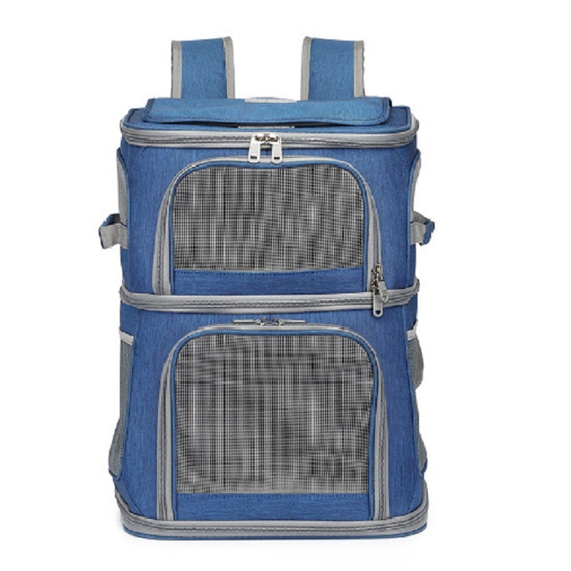 New Double Shoulder Cat Backpack Outdoor Pet Travel Backpack for 2 Cats and Small Cats Puppy – Outdoor Pet Backpack and Double Shoulder Backpack price