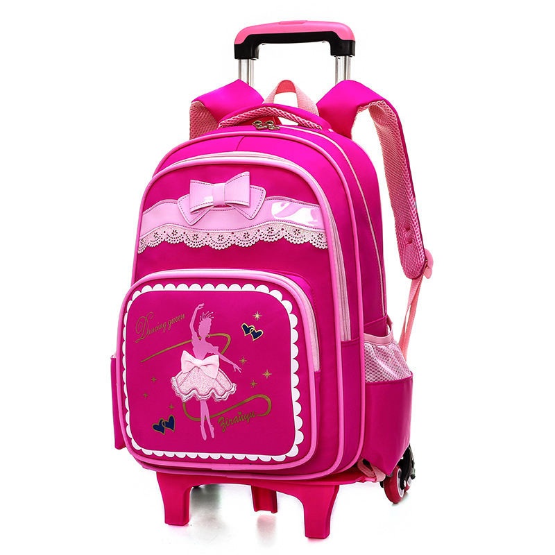 Wheeled Children Kids Backpack School Trolley Bags Mochila Escolar Con Ruedas – Trolley Rolling School Backpack and School Trolley Bags price