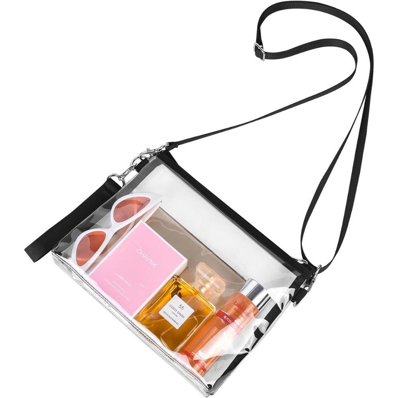 Clear Crossbody Purse Bag Stadium Approved Clear Tote Bag Ci23598 – Backpack Transparent and See Through price