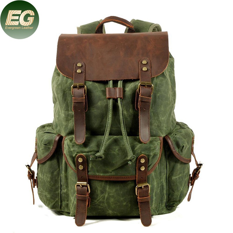 DBP Vintage Backpack Ga101 Custom Canvas Rucksack Camping Luxury Sport Laptop School Backpacks College Designer Logo Men Travel Bag Large Capacity Backpack – Large Capacity Backpack and School Backpack price