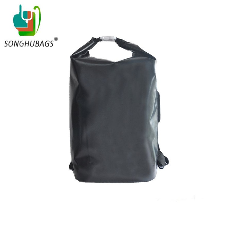 New Arrival Black Unisex Human Man Fashion PVC Tarpaulin Outdoor Sports School Travel Hunting Hiking Waterproof Dry Shoulder Roll Tube Backpack Bag – Bag and Waterproof Bag price