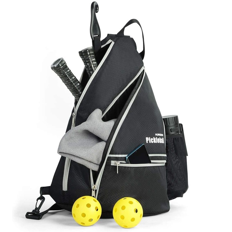 Pickleball Backpack Sling Crossbody Bag for Tennis, Racketball, with Fence Hook for Men and Women – Pickle Ball Backpack and Racketball Bag price