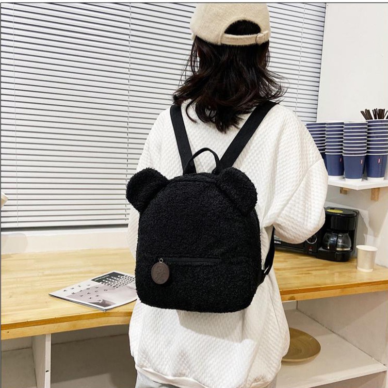 Teddy Bear-Shaped Adorable Teddy Bear-Shaped Mini Plush Backpack for Lady – School Backpack and Travel Backpack price