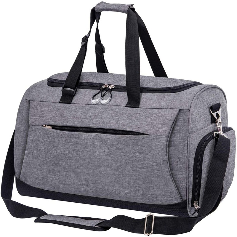 Custom Multifunctional High Capacity Classical Grey RPET Gym Bag for Man and Woman – Gym Bag and Gym Bag Custom Logo price