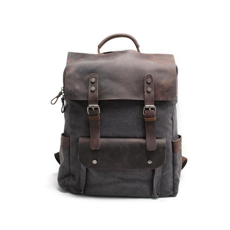 Factory Without Any MOQ Hiking Designer Leather Men Canvas Bag – Canvas Bag and Fashion Bag price
