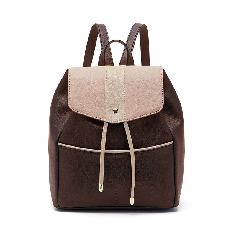 Leather Bag Bolsa De Cuero Bolsa De Mano Grain PU Large Compartment Drawstring Women S Backpack Teenager School Backpack – Bag and Backpack price