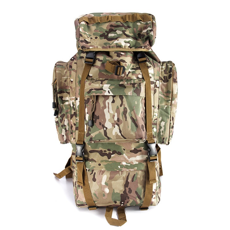 Outdoor Mountaineering Bag Tactical Large Capacity Backpack Travel Hiking Camping Camo Backpack – Camo Backpack and Waterproof Bag price