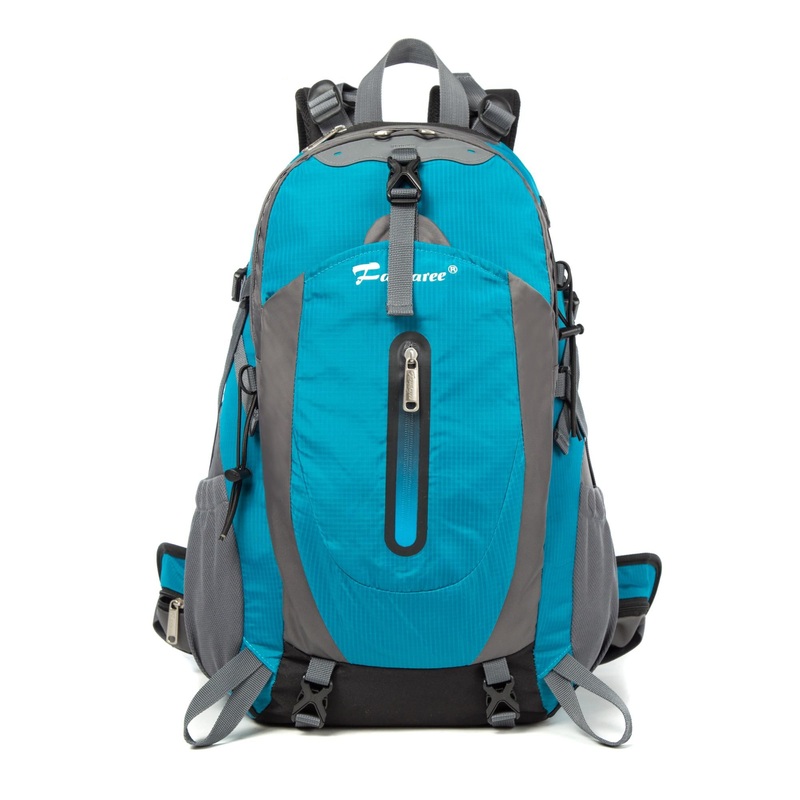 Waterproof Nylon Mountaineering Bag Hardware Bracket on The Back Backpack Hiking – Hiking Bag and Backpack price