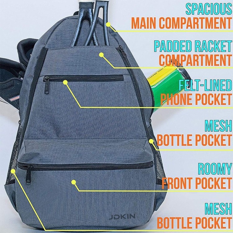 Wholesale Custom Tennis Bag Tennis Racket Backpack with Shoes Compartment – Tennis Bag and Tennis Backpack price