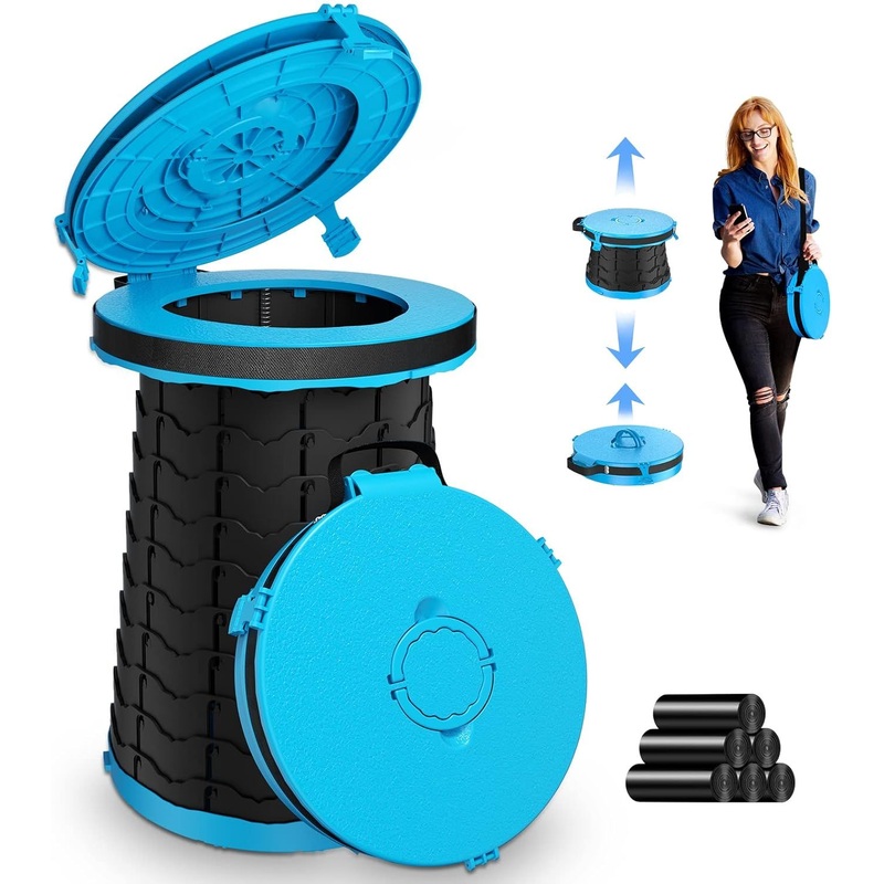 Custom Logo Color Upgrade Retractable Portable Adjustable Foldable Camping Toilet – Portable Camping Toilet and Camping Toilet Upgrade price
