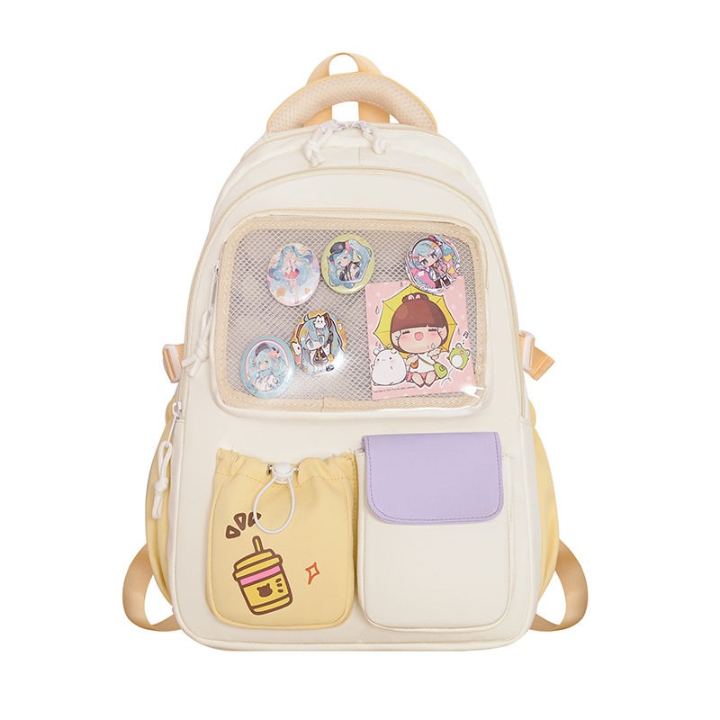 Hot Selling High Quality Anime Patterned Waterproof Schoolbag with Spine Protection for Primary School Girls Backpack – High Quality Backpack and Anime Patterned Backpack price