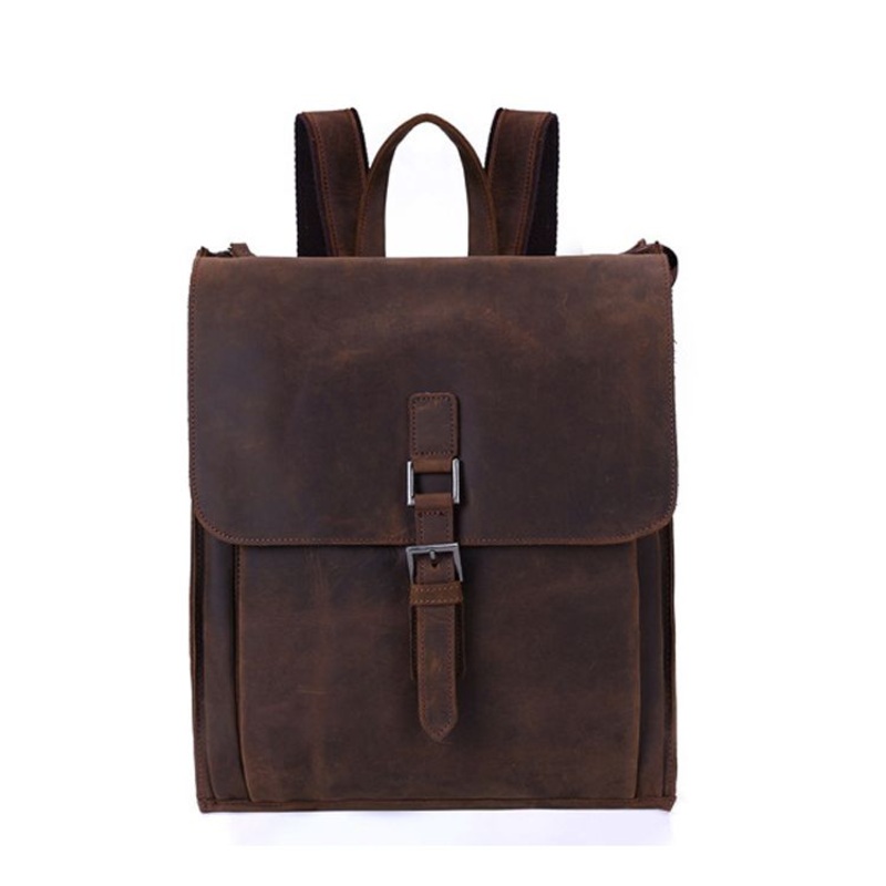 New Arrival Vintage Men Leather Bag School Backpack – Leather Backpack and School Backpack price