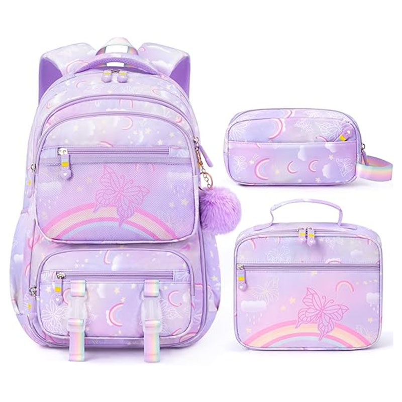 Teen Girls Backpack with Lunch Box Pencil Case – Teen Girls Backpack Set and School Backpack with Lunch Box Pencil Case price