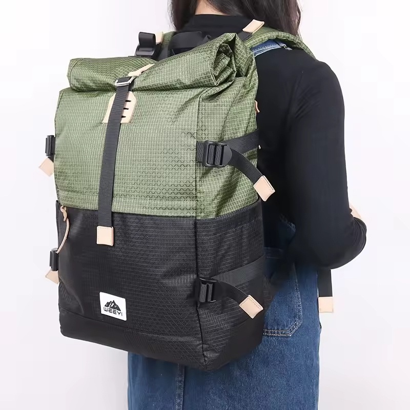 2025 Custom Casual Waterproof Polyester Lightweight Roll Top Laptop Casual Sports Bag Man – Laptop Bag and Custom Student Bag price