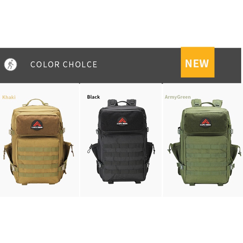Factory Direct Multiple Color 900d 45L Waterproof Molle Gym Bag with Side Pocket DDP USA Sports Camouflage Tactical Backpack for Hiking – 45L Tactical Backpack and Molle Tactical Backpack price