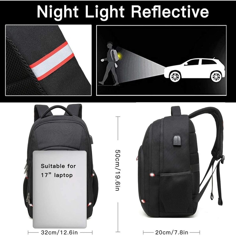 Travel Laptop Backpack Extra Large Anti Theft Bag for Men and Women with USB Charging Port – Bag and Rucksack price