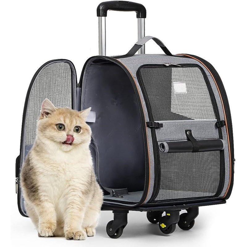 Breathable Sliding Roof Safety Comfortable Pet Bag – Cat Carrier and Pet Trolley price