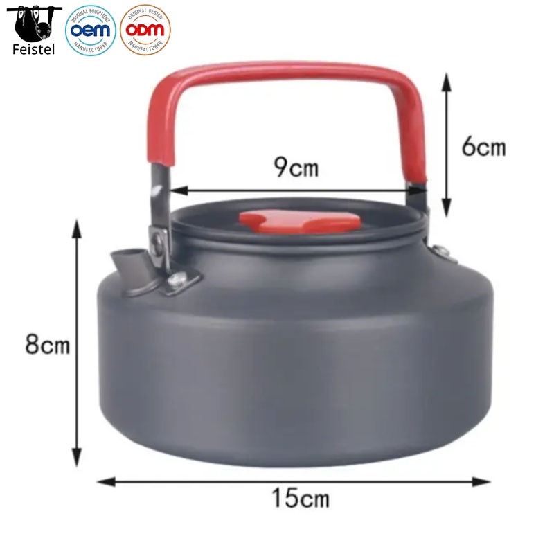1.1L Aluminum Teapot Coffee Water Pot Camping Cookware Quick Boiling Kettle for Hiking Camping Outdoor Travel – Camping Kettle and High Quality Camping Kettle price
