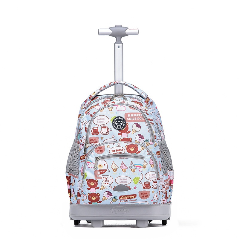 2025 Waterproof Quality Cartoon Trolley School Bag – Trolley School Bag and Cartoon Trolley School Bag price