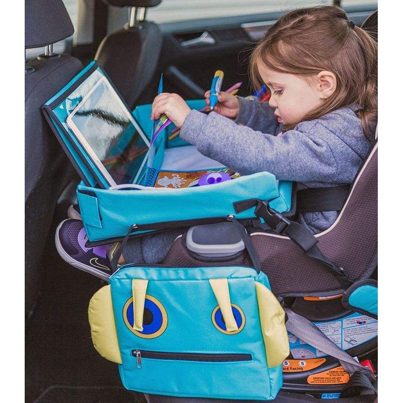 Customized Portable Folding Activity Children Seat Table Kid Travel Lap Tray Car Travel Kids Play Tray for Toddlers – Play Snack Bag and Car Seat Table Kids price