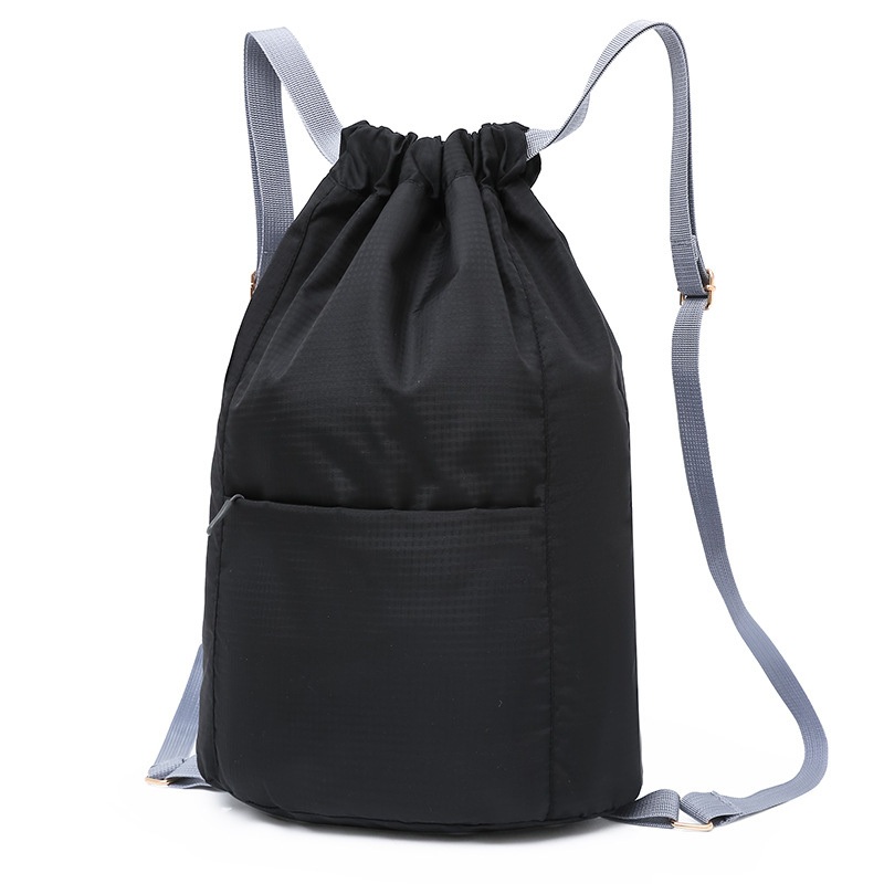 Hot Sale Custom Logo Zipper Pocket Christmas Polyester Sports Gym Gift Drawstring Bags – Cinch Sack and Gym Sack price