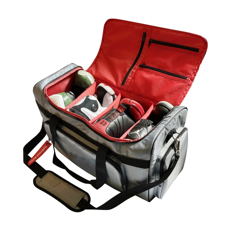 Sneaker Bag, Duffel Bag, Gym Training Bag, Travel Bag, Basketball Bag, Football Bag with 3 Adjustable Compartment Dividers – Sneaker Bag and Sneaker Duffle Bag price