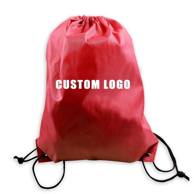 Factory Custom Promotional Polyester Printing String Bag Drawstring Sports Backpack Bag – Drawstring Bag Custom and Non Woven Drawstring Bag price