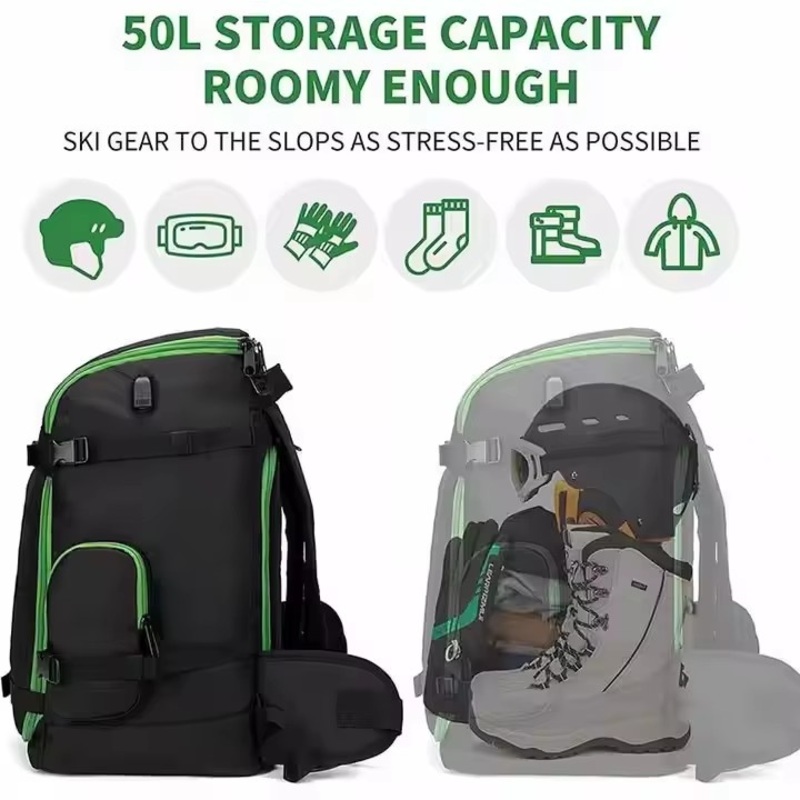 Large Capacity Water-Resistant Ski Gear Backpack; Knapsack; Rucksack; Bag; for Winter Sports – Water-Resistant Ski Backpack and Large Capacity Gear Bag price