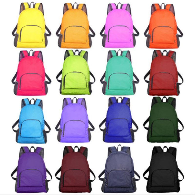Light Weight Reusable Waterproof Custom Logo Daypack Outdoor Running Foldable Shopping Backpack Bag – School Bag and School Backpack price