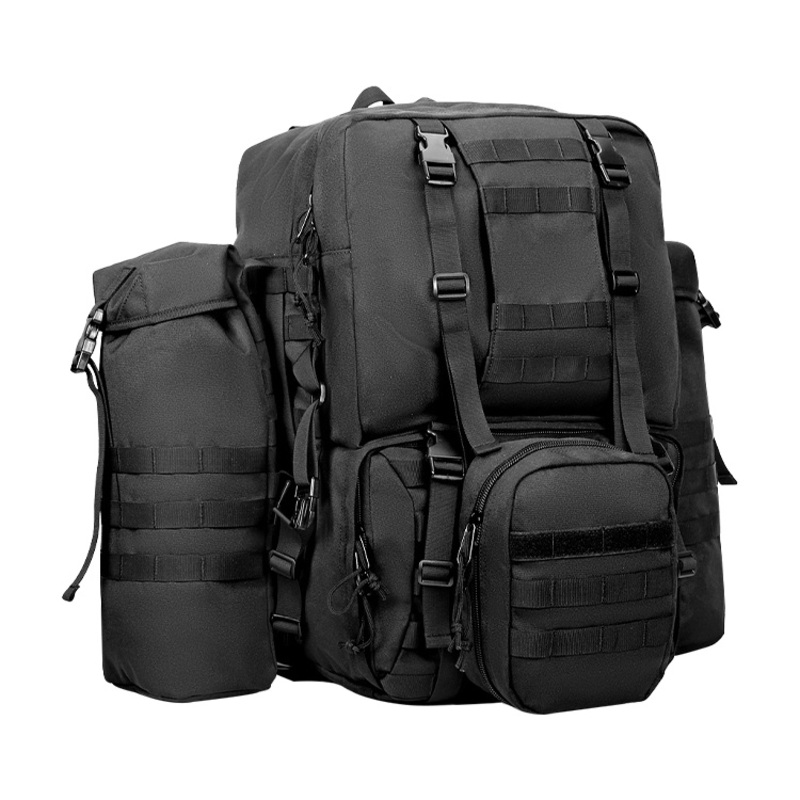 Manufacture Black Large Capacity Travel Camping Hunting Sports Tactical Backpack Bag – Tactical Duffle Bag and Backpack price