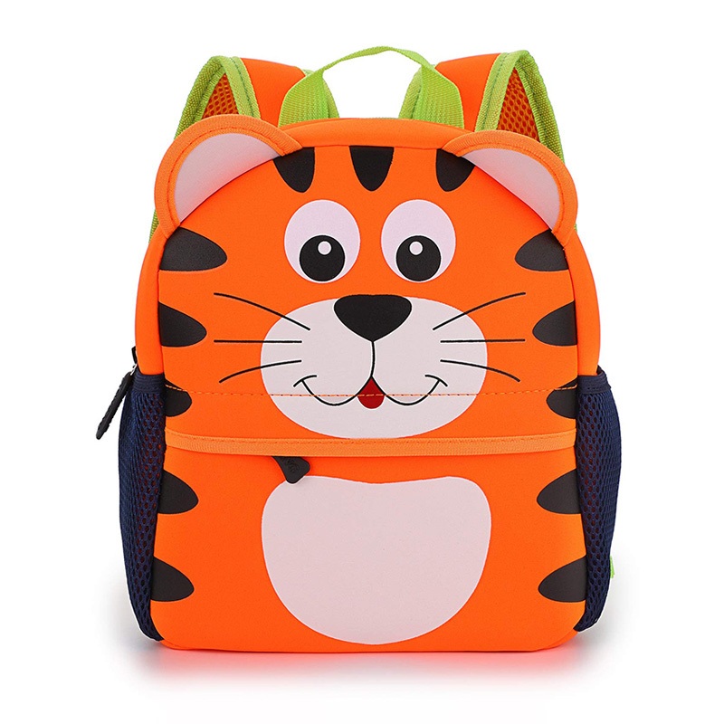 New Design 3D Cute Tiger Neoprene Cartoon Children Backpack Kids Schoolbags – Custom Bag and Fashion Bags price
