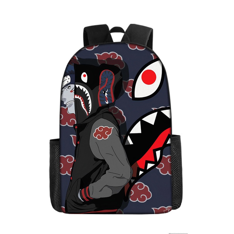 New Design OEM Fashion Waterproof Bagpack Custom School Bag Pack Shark Teeth Teen Travel Laptop Backpacks for College Students – School Backpack Bag and Student Backpack Bag price